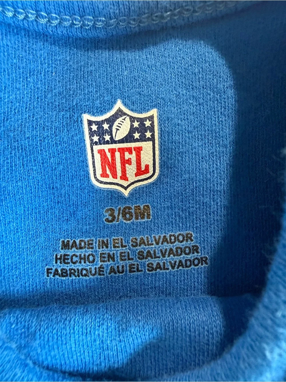 NFL Detroit Lions Blue Baby One-Piece Bodysuits Set